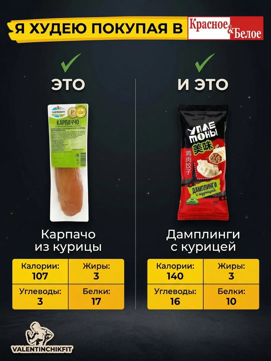 Что купить в К&Б, если худеешь? 🤔