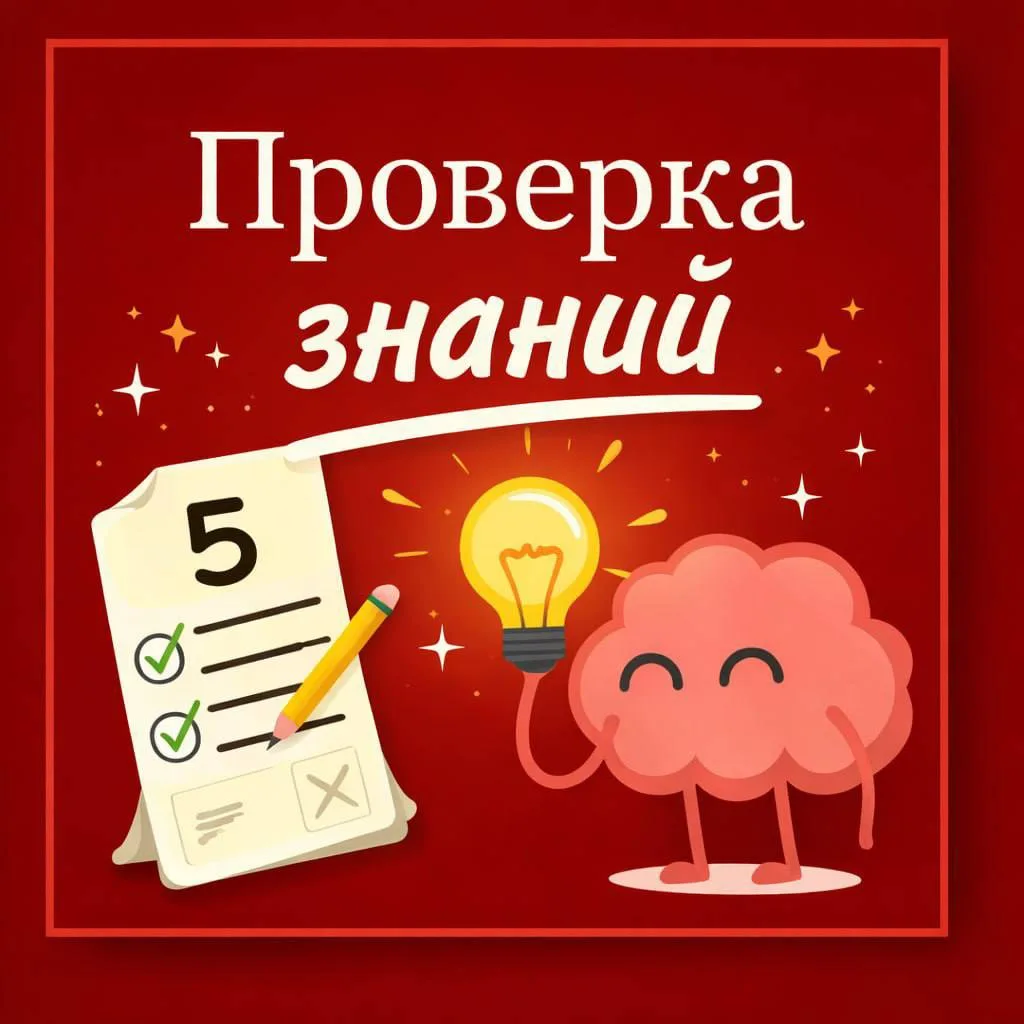 Не забываем размять мозги с помощью опроса по знаниям!