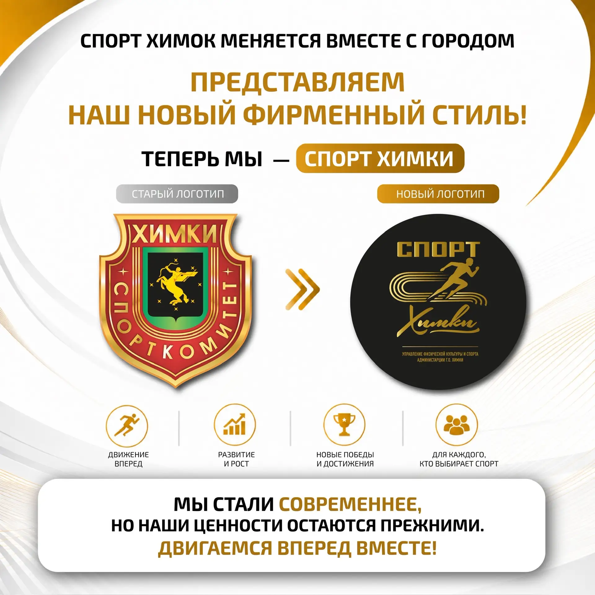 Управление физической культуры и спорта Администрации г. о. Химки объявляет об обновлен...
