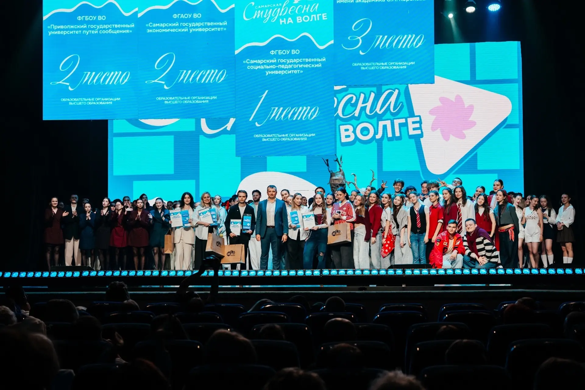 🏆 Команда ПривГУПС в числе победителей «Самарской студенческой весны – 2026»  🎭 В Самаре прошла цере