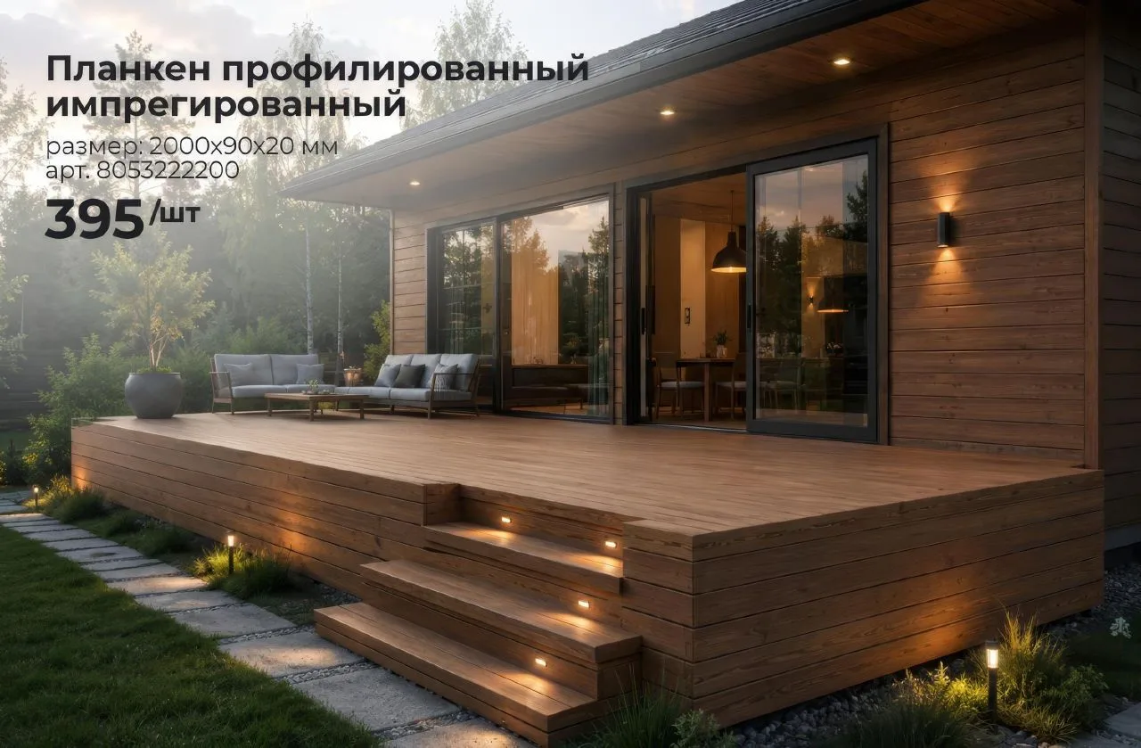 Планкен импрегнированный – надежная отделка для любого уличного объекта!

Импрегнирование – это глуб