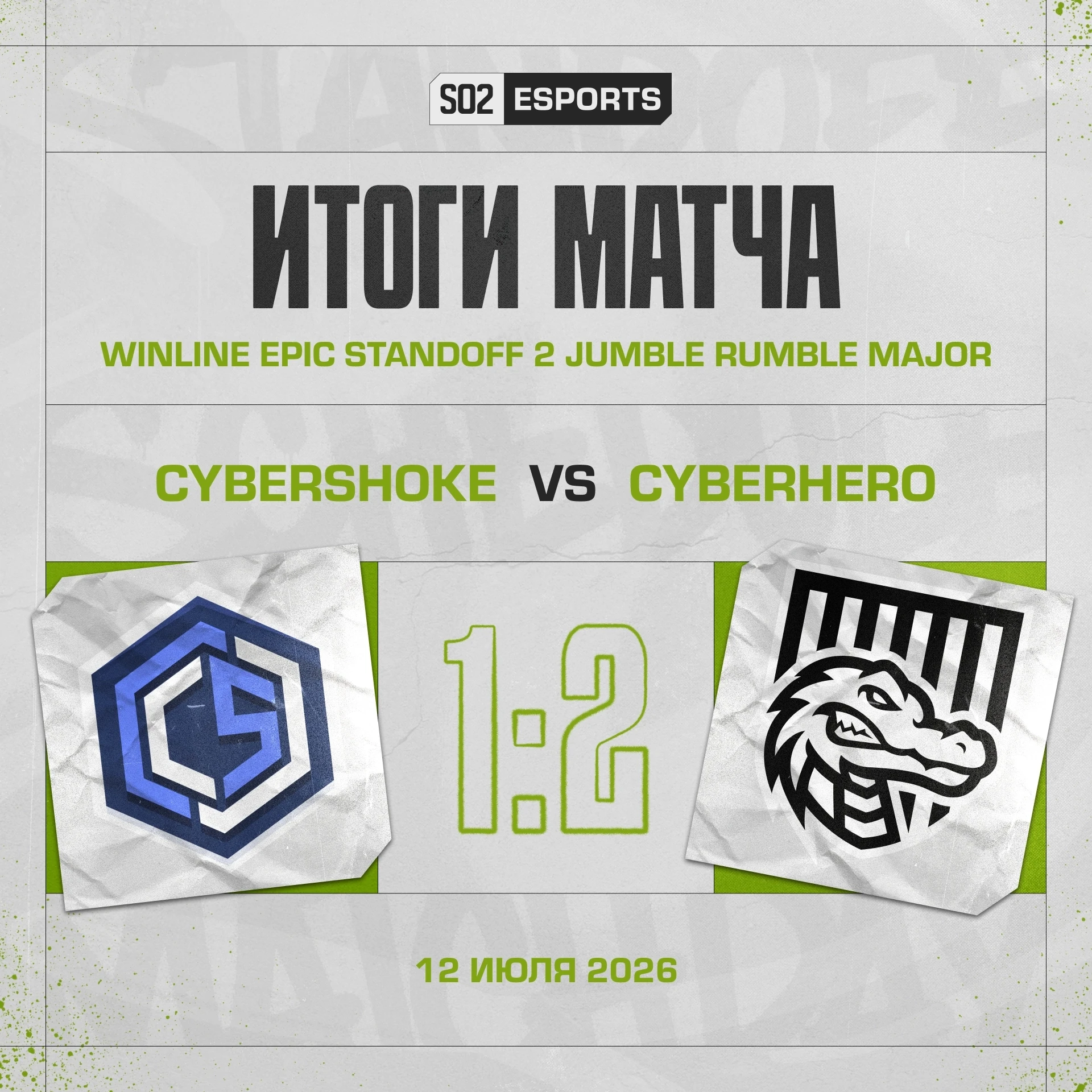 CYBERHERO оказываются сильнее на решающей карте и ставят точку в этом матче — 2:1!
