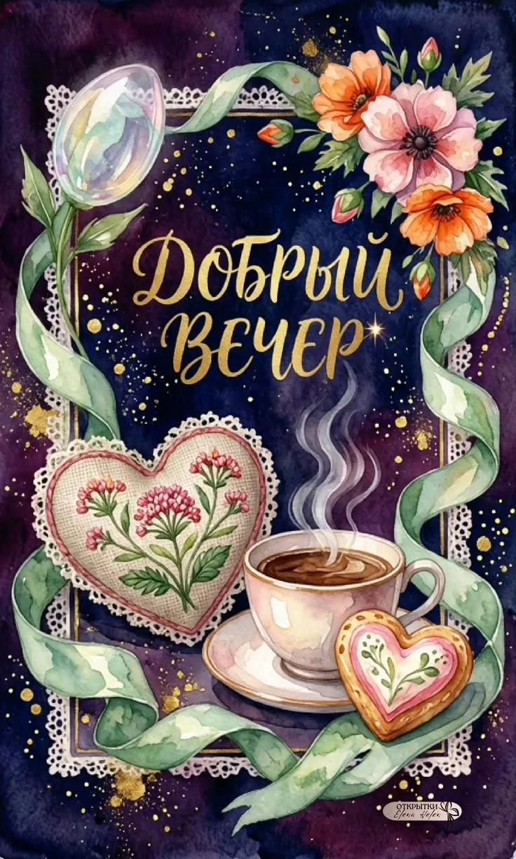 🥰 Оставляйте реакции, если понравилась открытка и делитесь с близкими ❤️