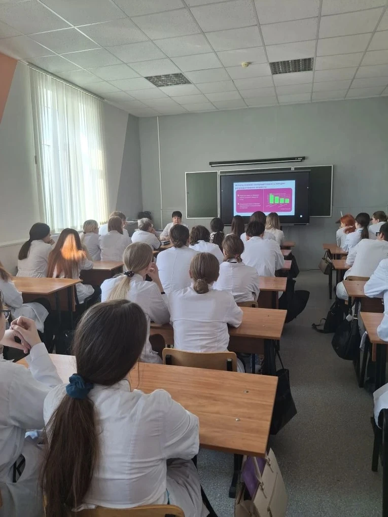 ‼️10 марта 2026 г. прошла очередная встреча студентов медицинского отделения с практикующим врачом –