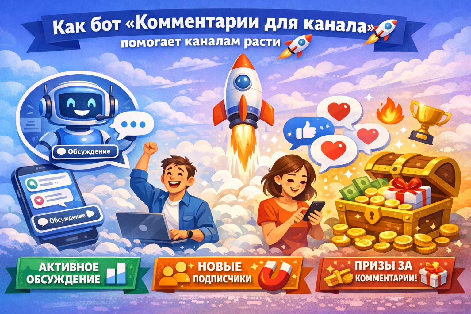Как бот «Комментарии для канала» помогает каналам расти 🚀

В MAX у каналов нет встроенных комментар
