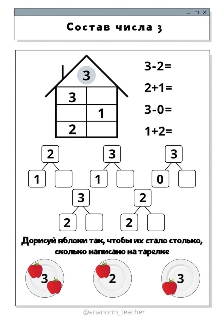 Состав числа