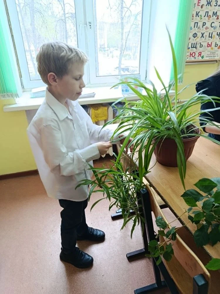 🧹 Школьный субботник: чистота начинается с нас!  В нашей школе прошёл традиционный субботник. Ученик