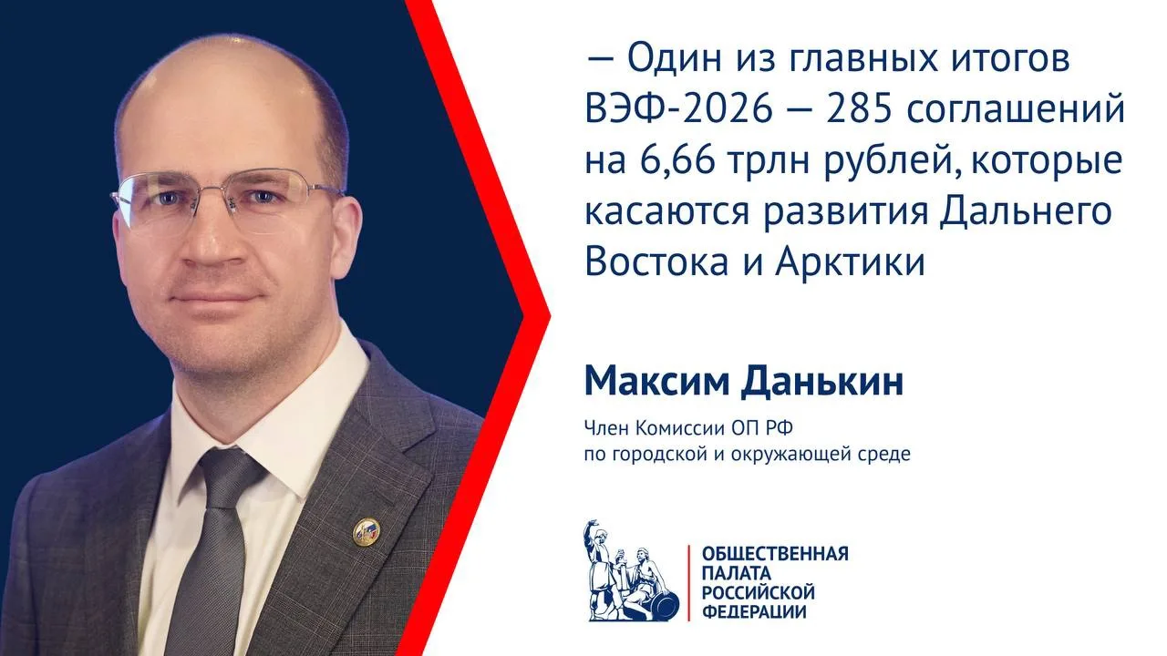 Члены ОП РФ подводят итоги участия в ВЭФ. Максим Данькин выделил ключевые направления, ...