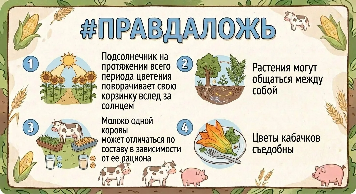 Сегодня у нас рубрика ПРАВДА или ЛОЖЬ 🌿