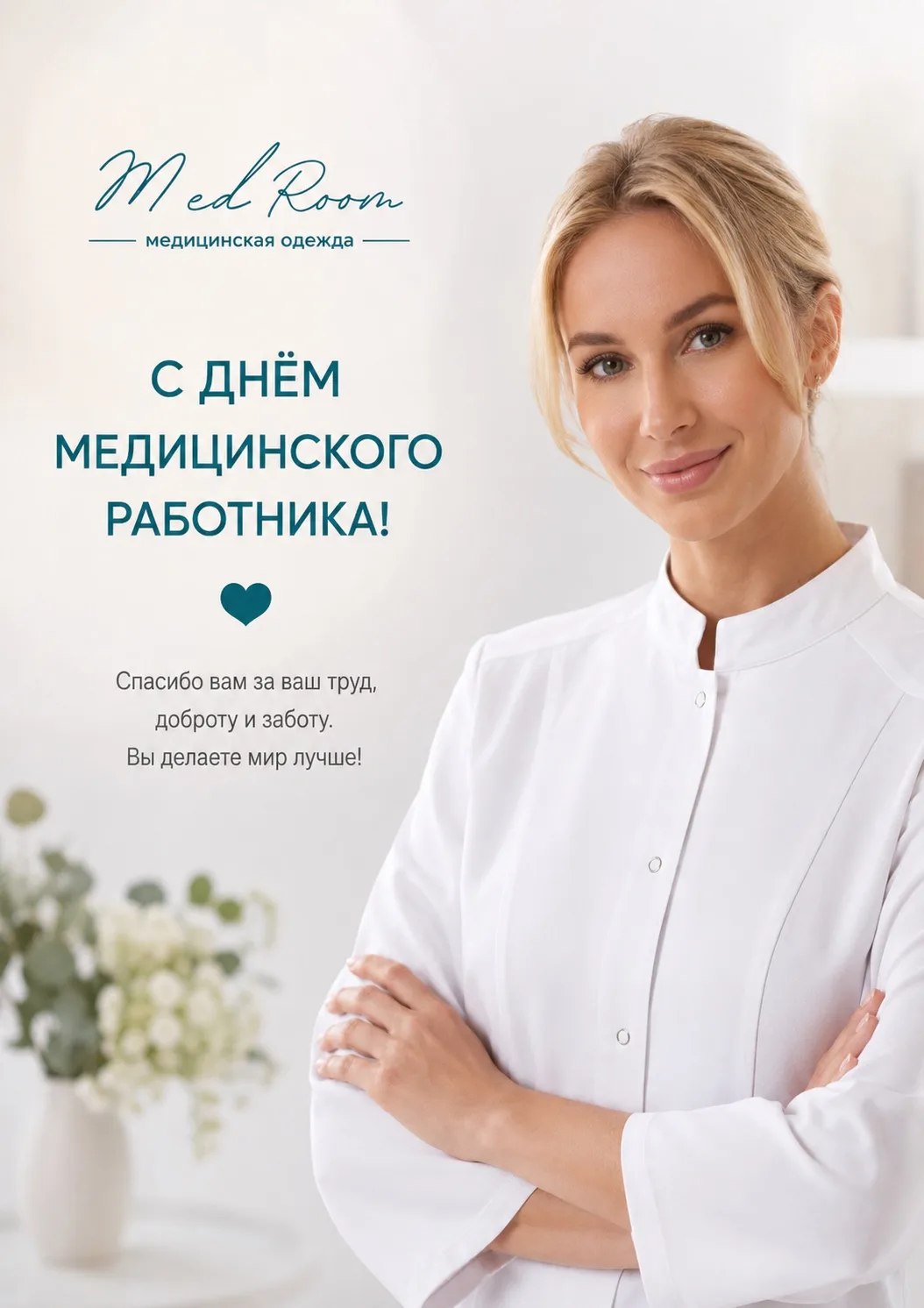 С Днём медицинского работника! 💙

Каждый день вы заботитесь о здоровье людей, помогаете, поддержива