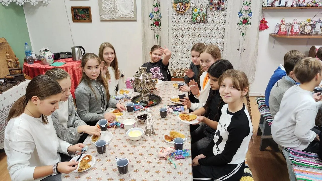 #МАОУСОШ22 | Центр народной культуры "Живая старина" Учащиеся 4 «Б» класса отправились в увлекательн