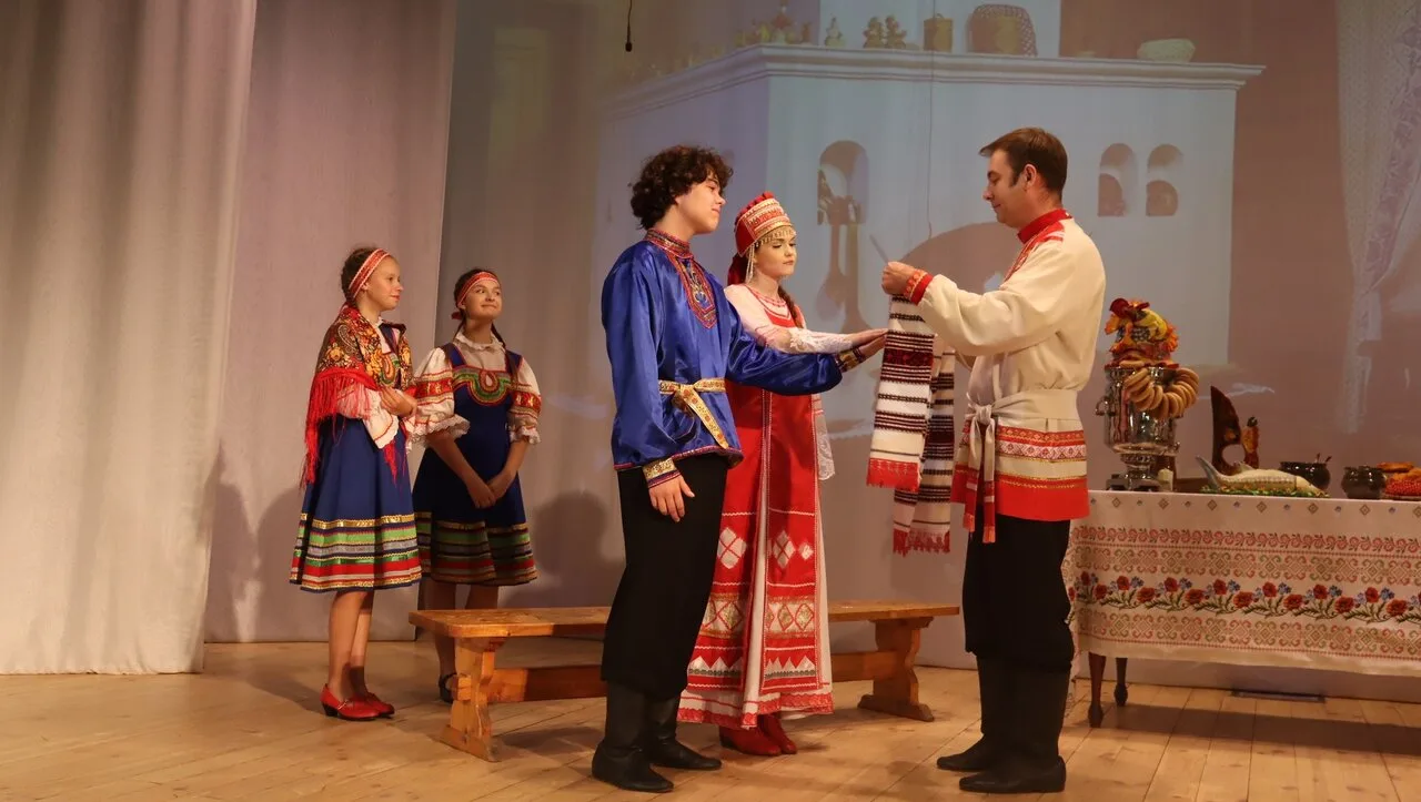 Кинешемцам презентовали этнографический праздник «Народная свадьба – оживший обряд»
