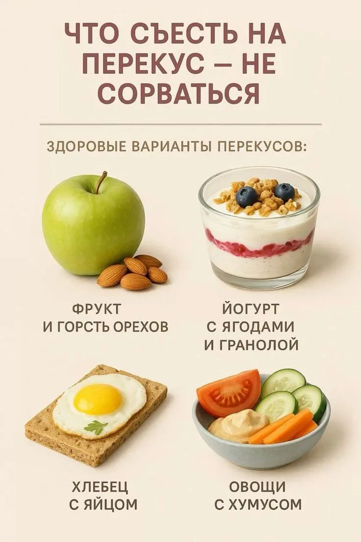 Что съесть на перекус - не сорваться