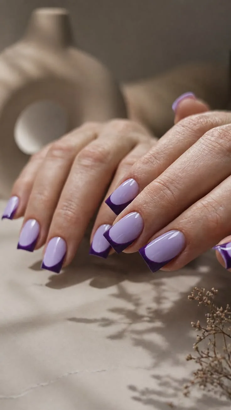 Идеи цветного френча 💅