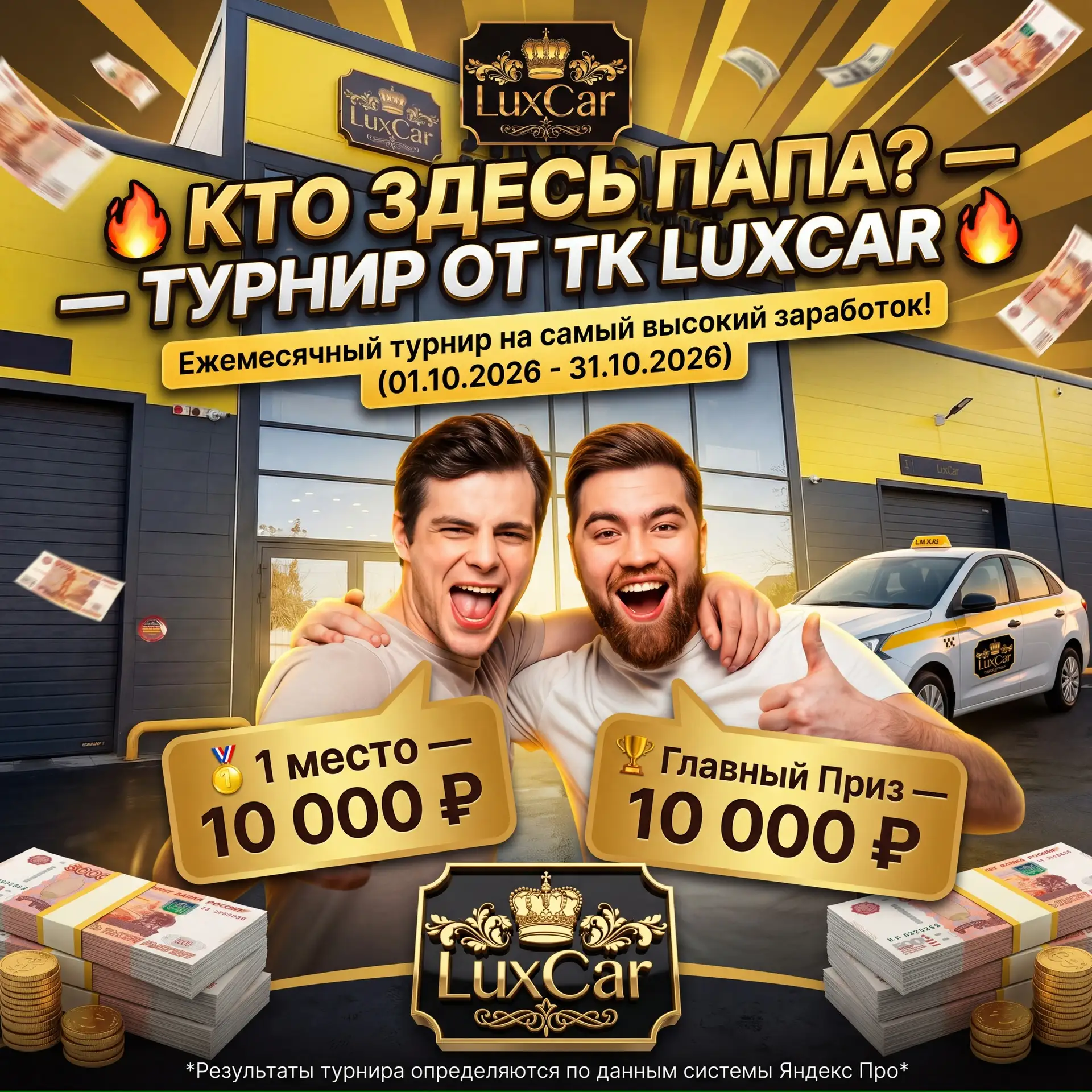 🔥 КТО ЗДЕСЬ ПАПА? — ТУРНИР ОТ ТК LUXCAR 🔥
