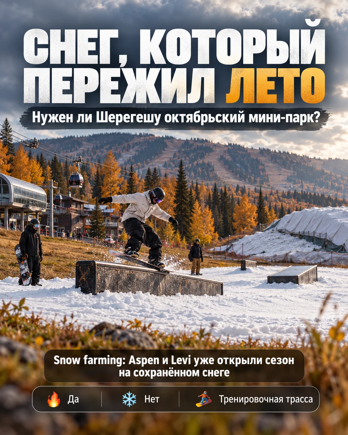 ❄️ ПОКА ГЕШ ЖДЁТ СВОЙ СНЕГ, В МИРЕ УЖЕ КАТАЮТСЯ НА… ПРОШЛОГОДНЕМ