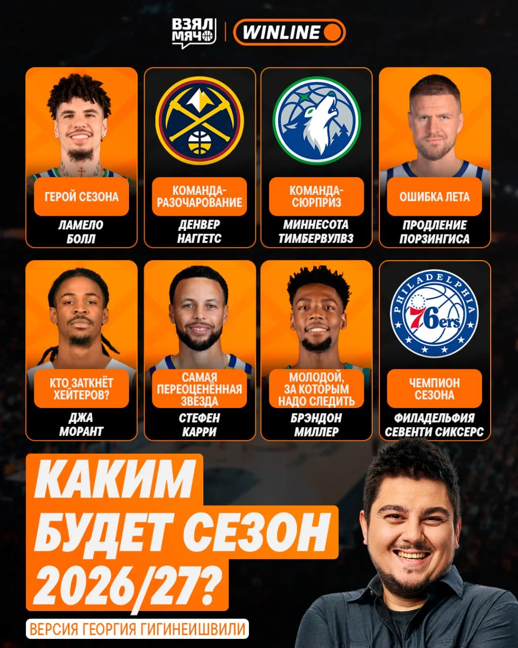 😱 Ламело станет героем сезона, Морант заткнёт хейтеров, а Карри — самая переоценённая ...