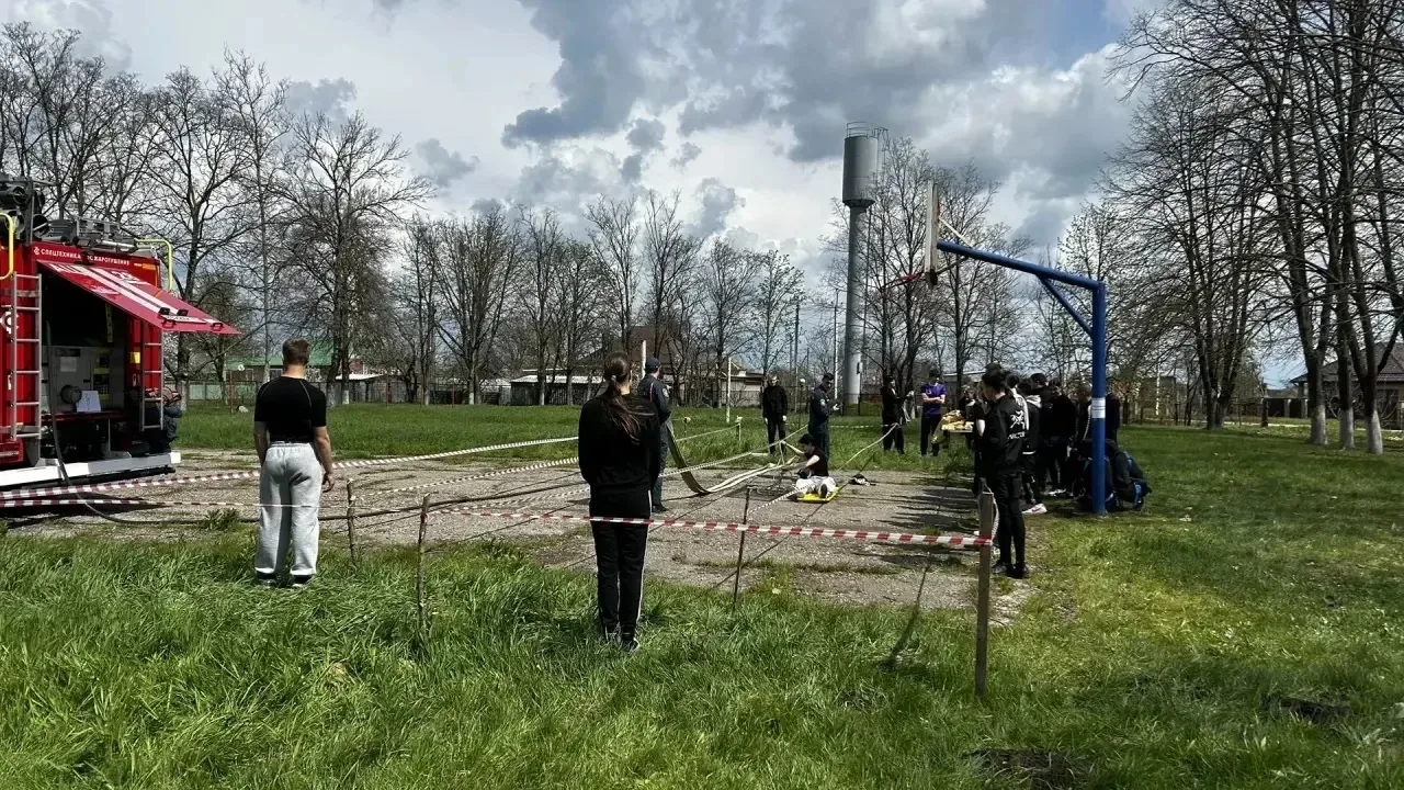 ШКОЛА БЕЗОПАСНОСТИ  ✏️14 апреля 2026 года станица Медведовская в превратилась в настоящую арену испы