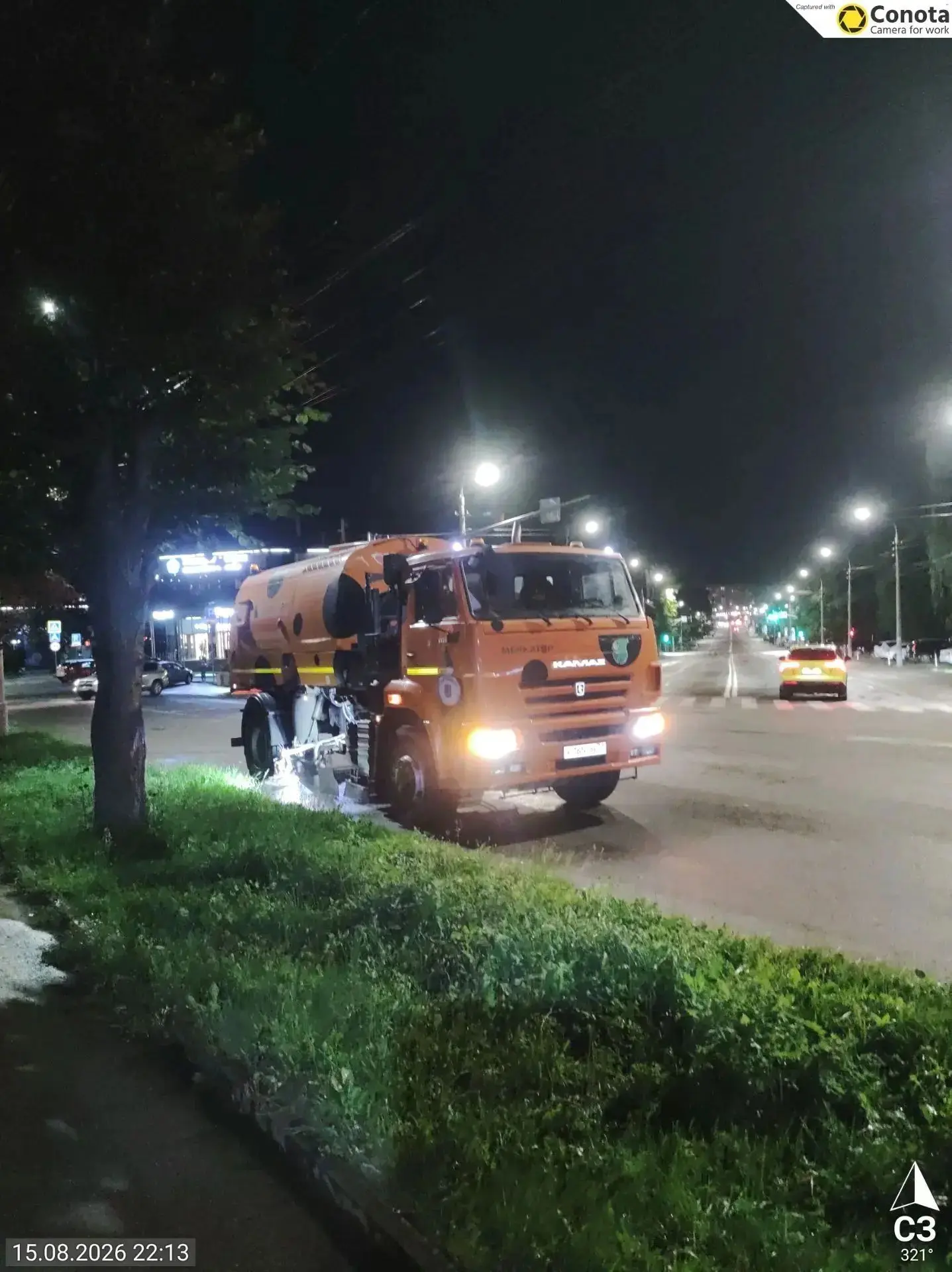 Уборка города в рамках муниципального контракта