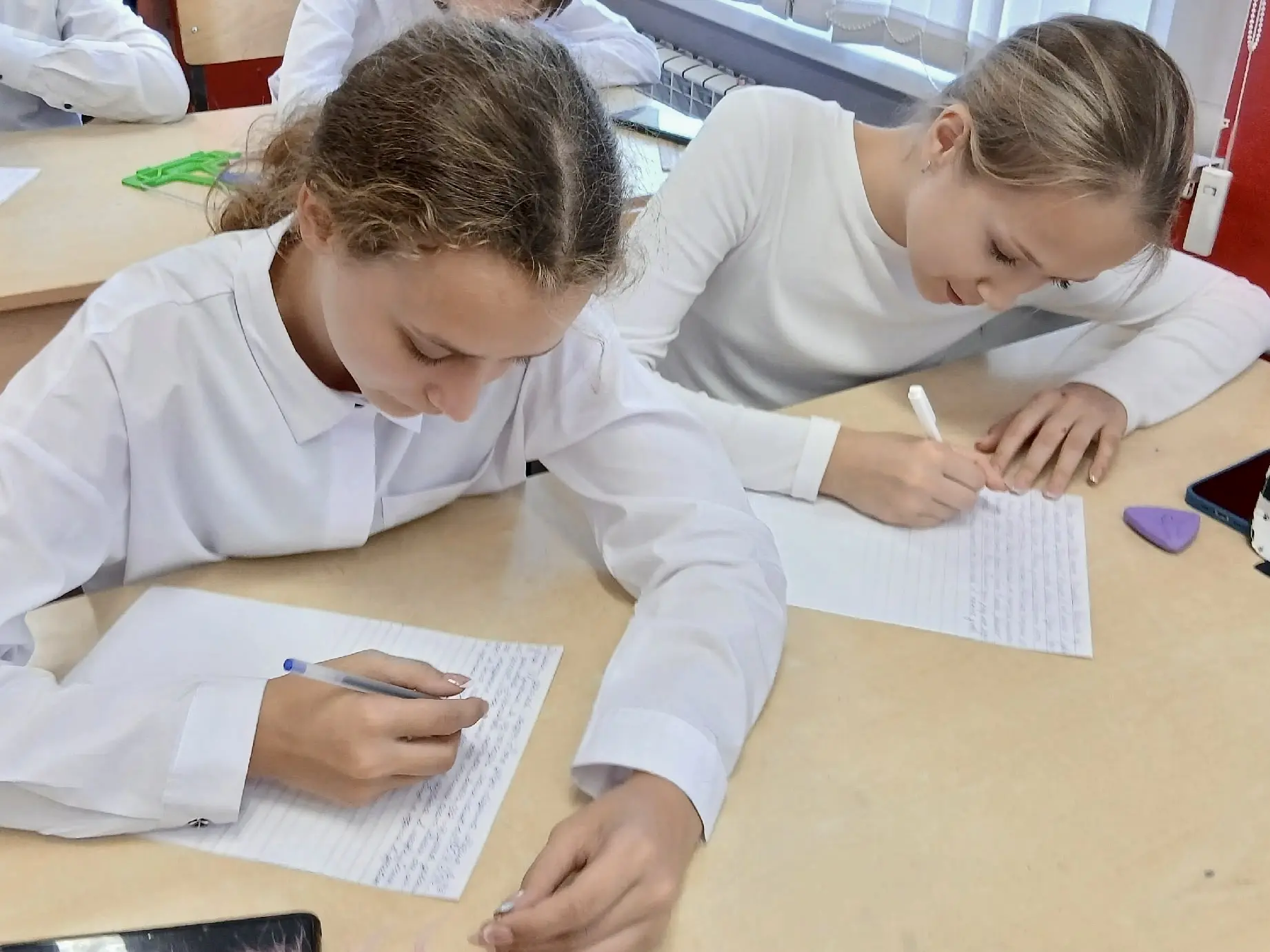 ✍️✉️ Первые Первой Шумерлинского округа продолжают писать слова поддержки солдатам.