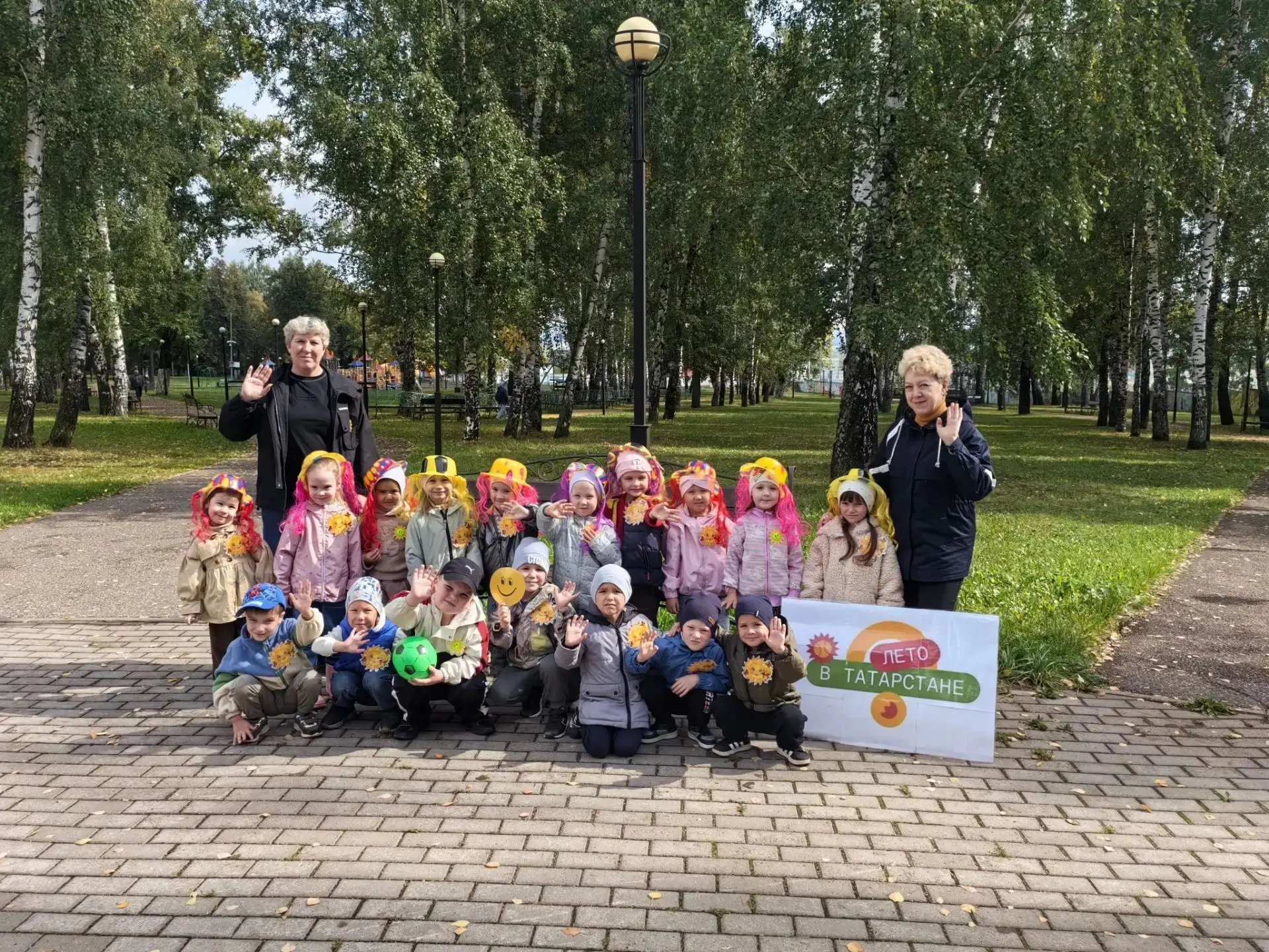 В рамках проекта "Лето в Татарстане" педагоги детского сада N12 "Солнышко" провели в Пи...