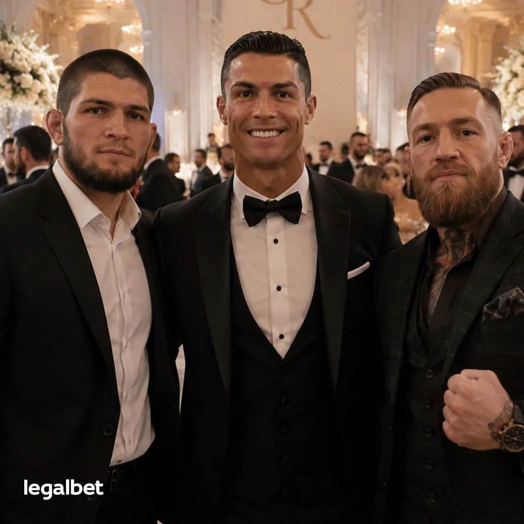 ❤🐐 Макгрегор и Хабиб Нурмагомедов приглашены на свадьбу Роналду! В числе ожидаемых гостей также Рио