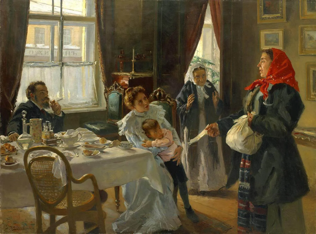 Две матери. Мать приемная и родная, 120х158
Владимир Маковский (1846-1920)
ОХМ, Самара

Сам Владимир