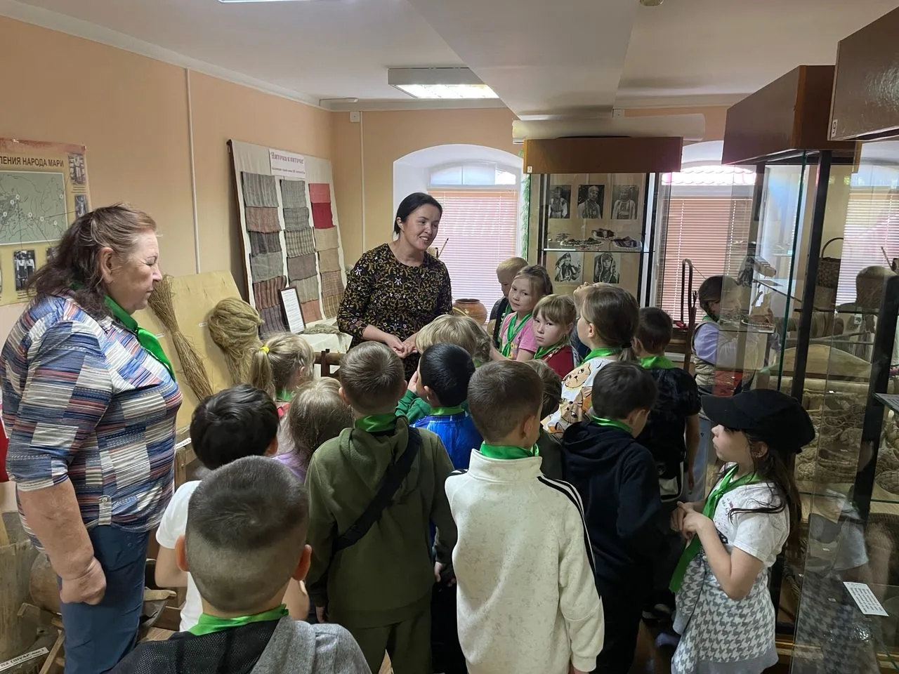 Сегодня музей крестьянского труда и быта распахнул свои двери для юных исследователей из двух пришко