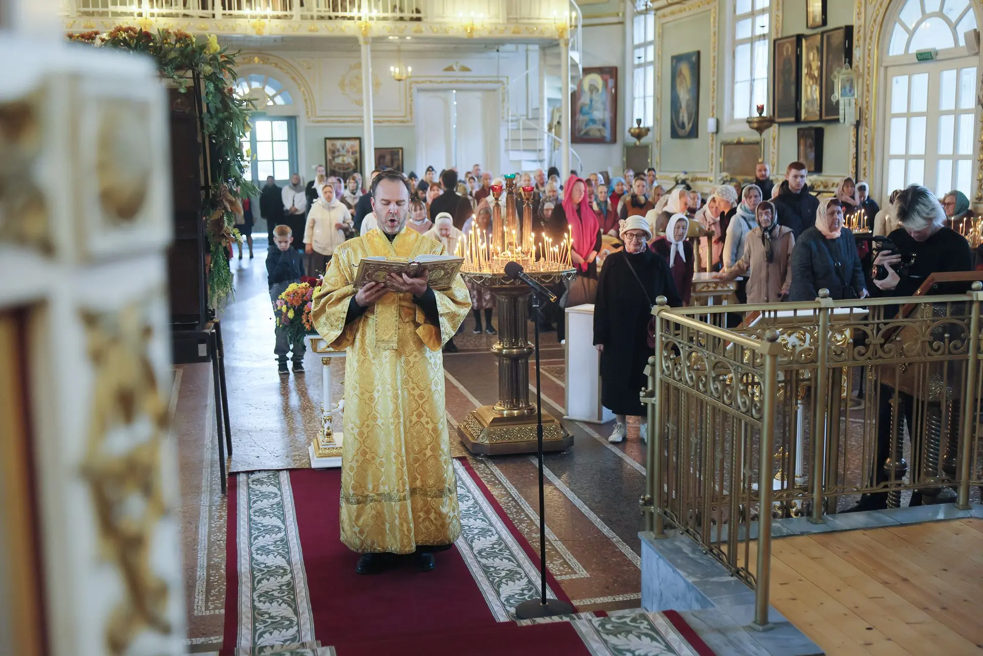 🕊Престольный праздник состоялся в воинском храме имени Александра Невского в Пскове в ...