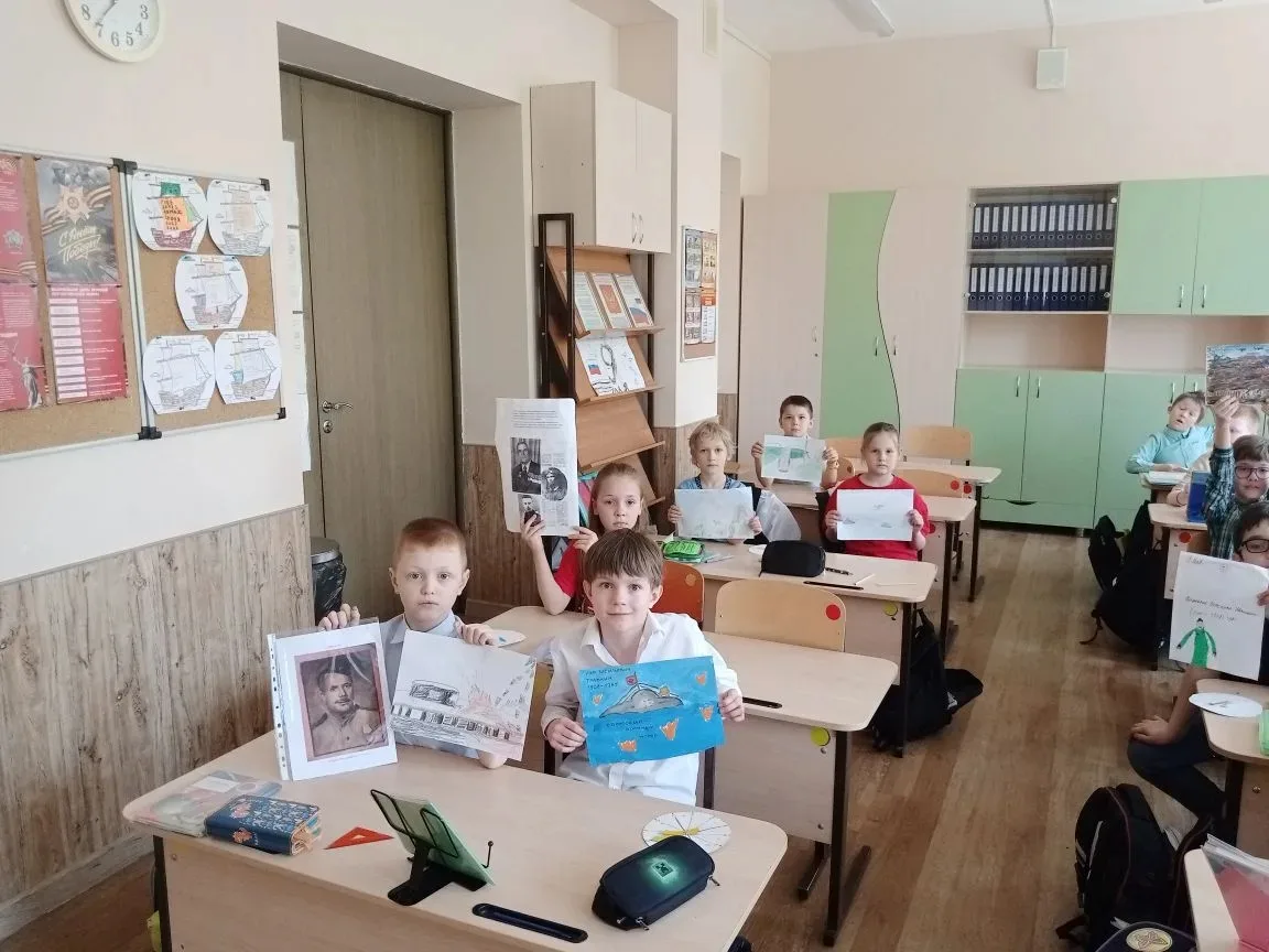 Орлята 2 "Б" класса рассказали о подвигах своих родственников в годы Великой Отечественной войны. Мы