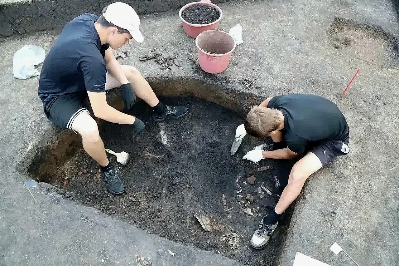 ⚡️В Яльчикском округе археологи обнаружили древнюю кузницу булгарской эпохи