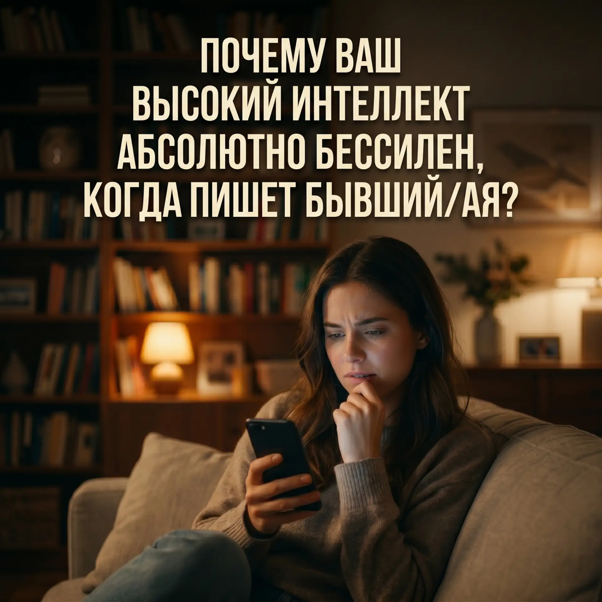 🪙 Почему ваш высокий интеллект абсолютно бессилен, когда пишет бывший/ая?

Вы отвечаете за сложные 