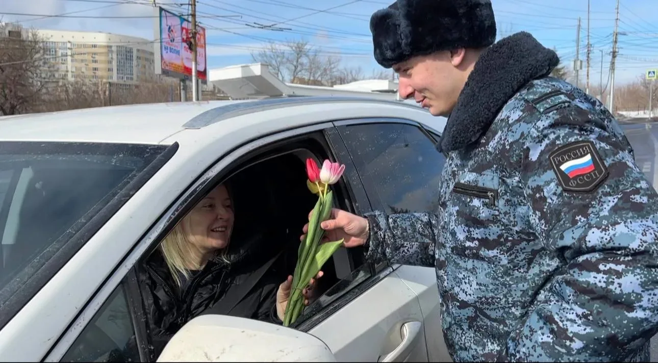 В канун Международного женского дня сотрудники Главного управления Федеральной службы судебных прист
