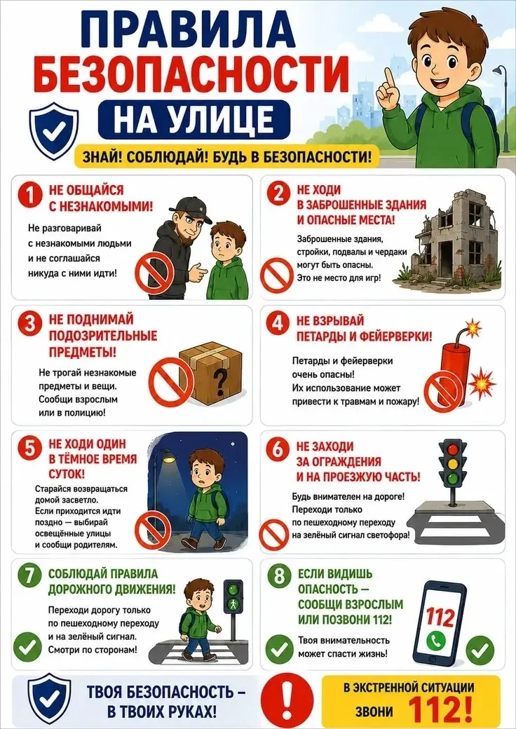 📱 8 правил уличной безопасности, о которых нужно напомнить ребенку прямо сейчас