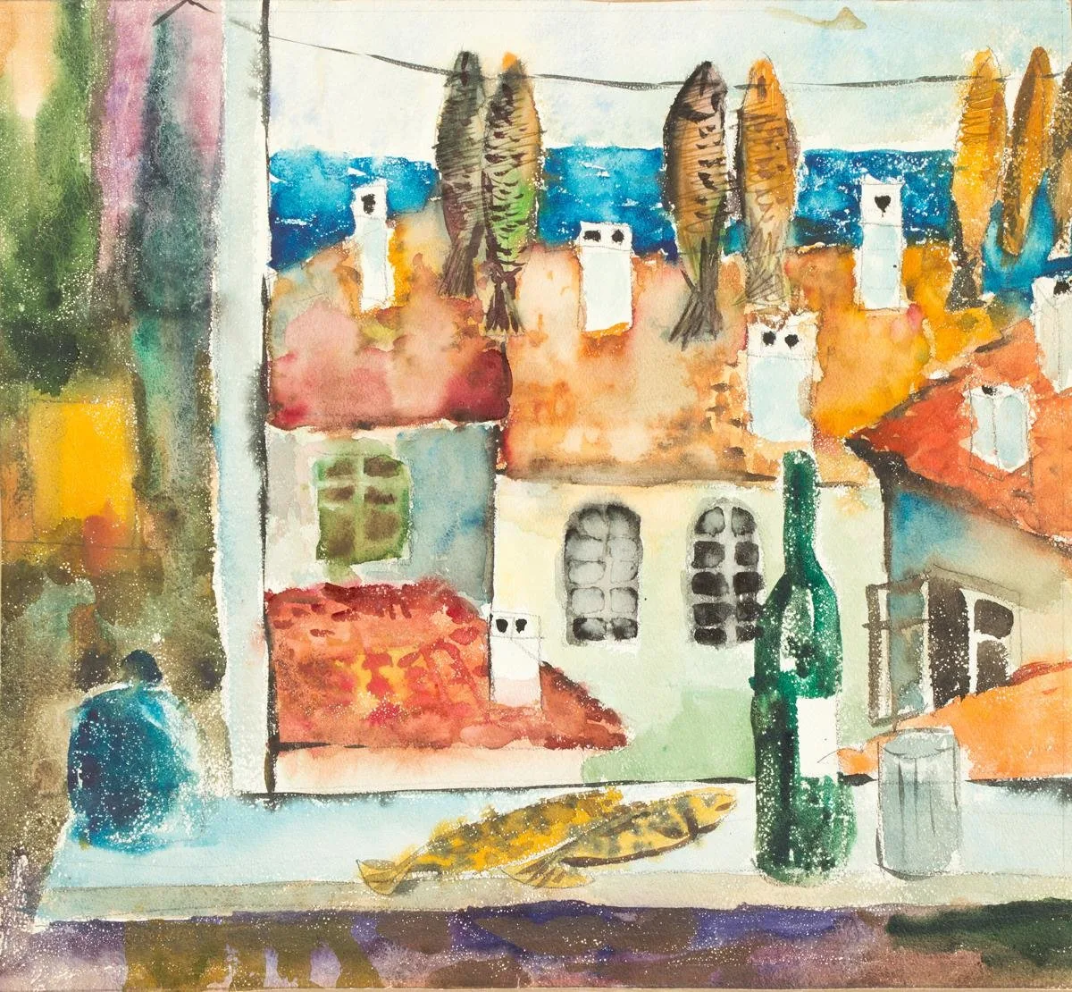Знакомим с «Натюрмортом на окне» Э. А. Арефьева (1934-1977) из нашего фонда.