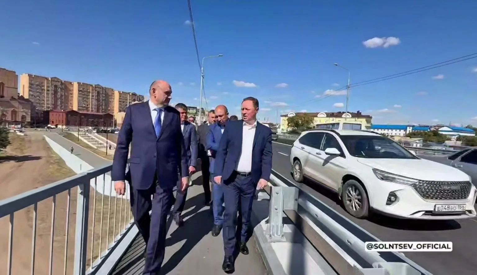 🌉 Солнцев оценил реконструированный мост через Урал в Оренбурге