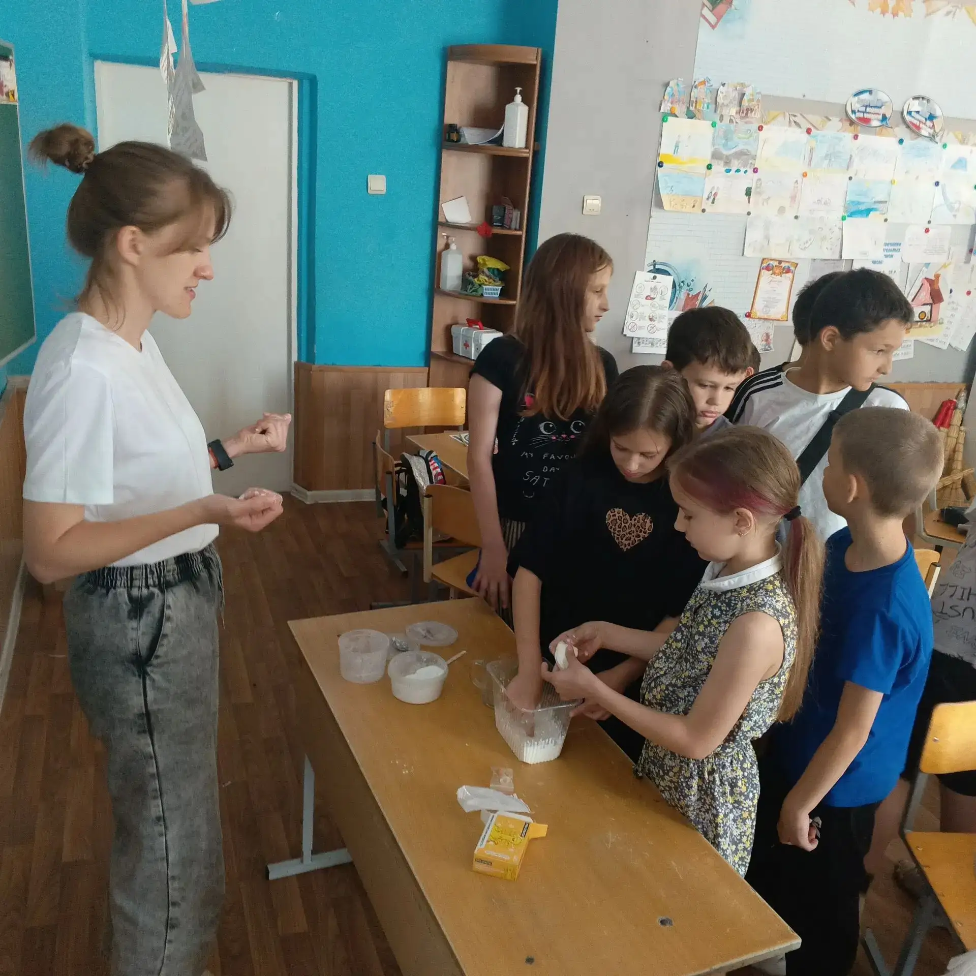 🌼🌺🔥На летней площадке «Планета «Лето» МБОУ СОШ 5 им. В. В. прошло необычное занятие, которое пров