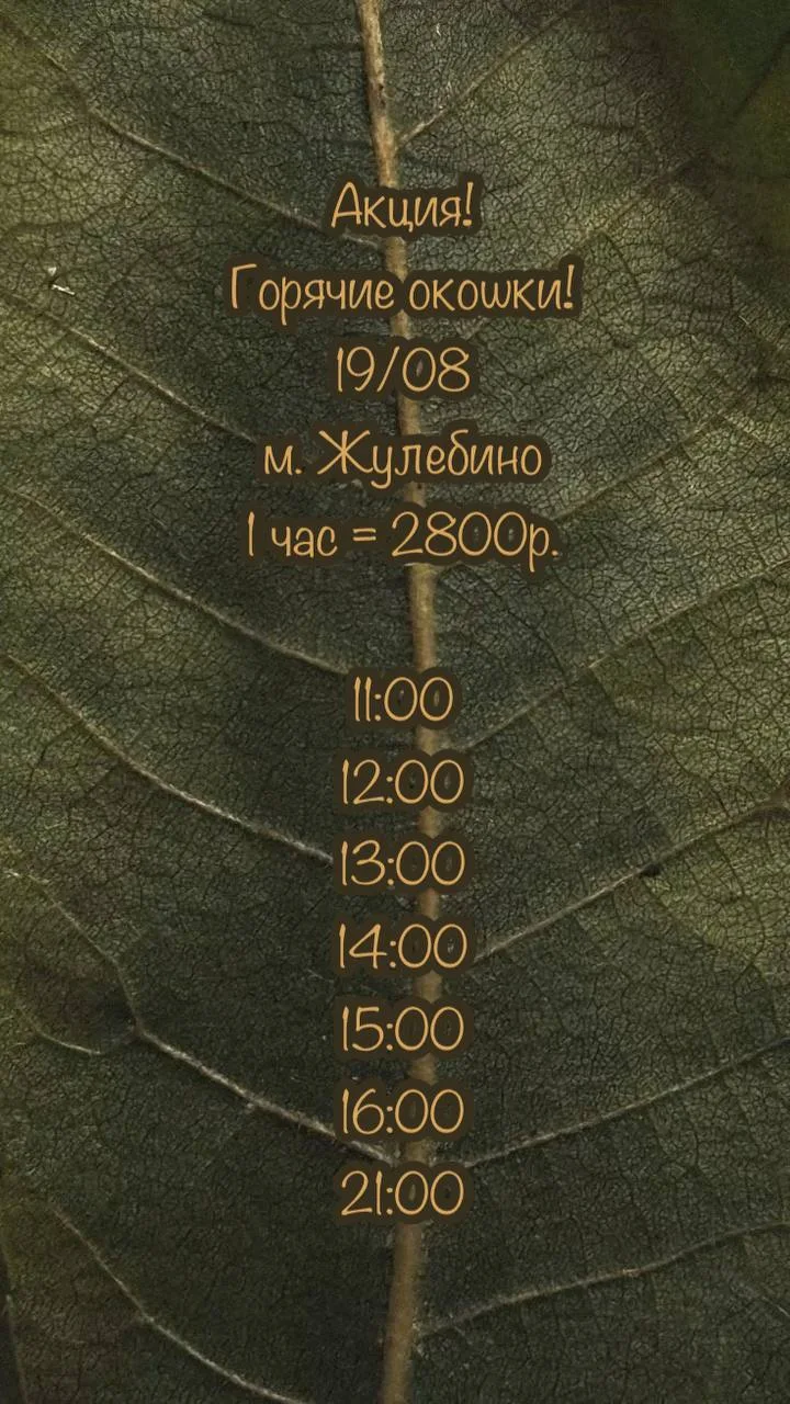 🌿Горячие окошки🌿