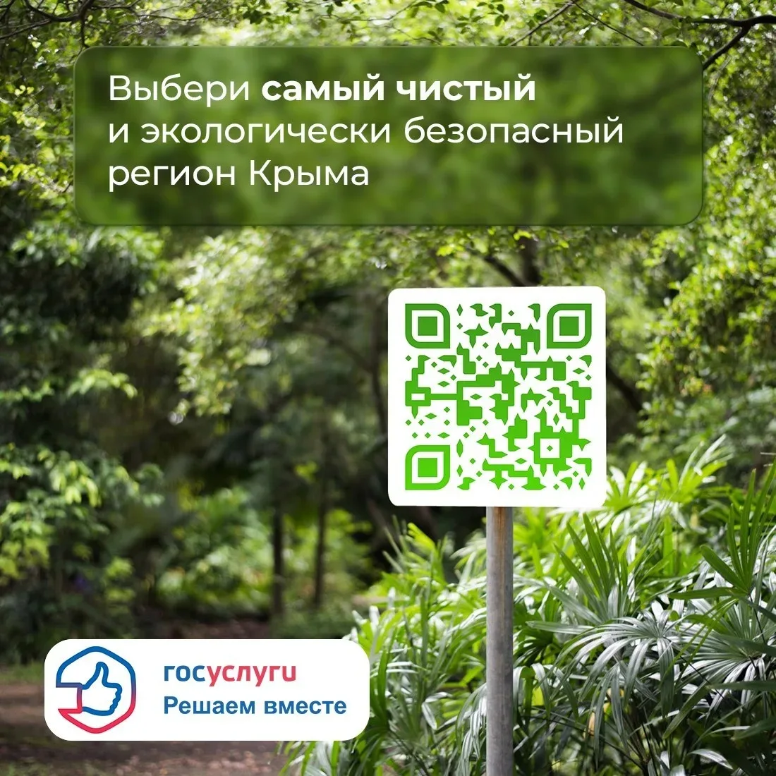 🌱 Крымчане могут выбрать самый экологически безопасный и чистый муниципалитет