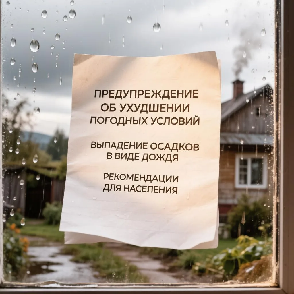 ⚠️ Предупреждение об ухудшении погодных условий