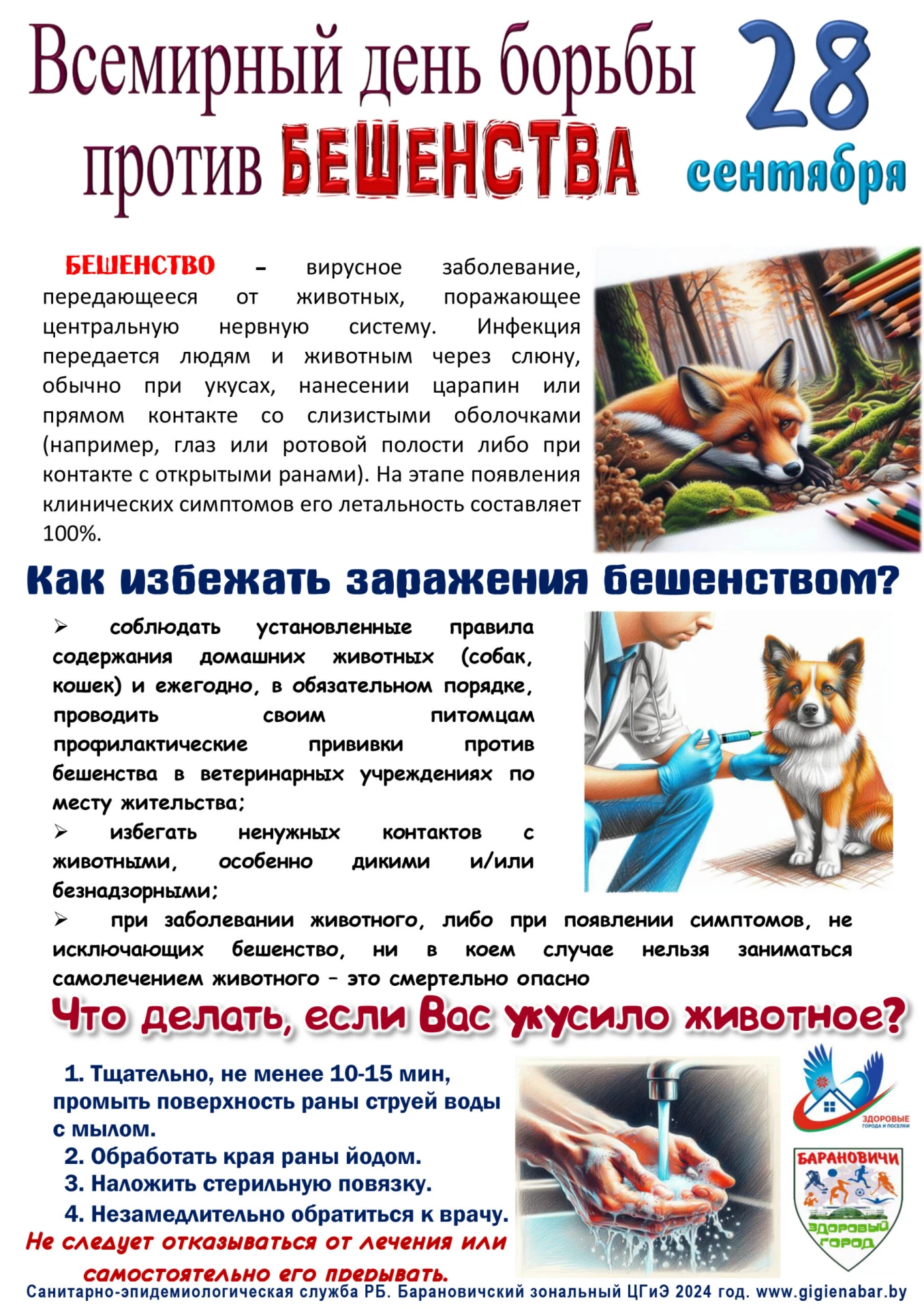 Всемирный день борьбы с бешенством