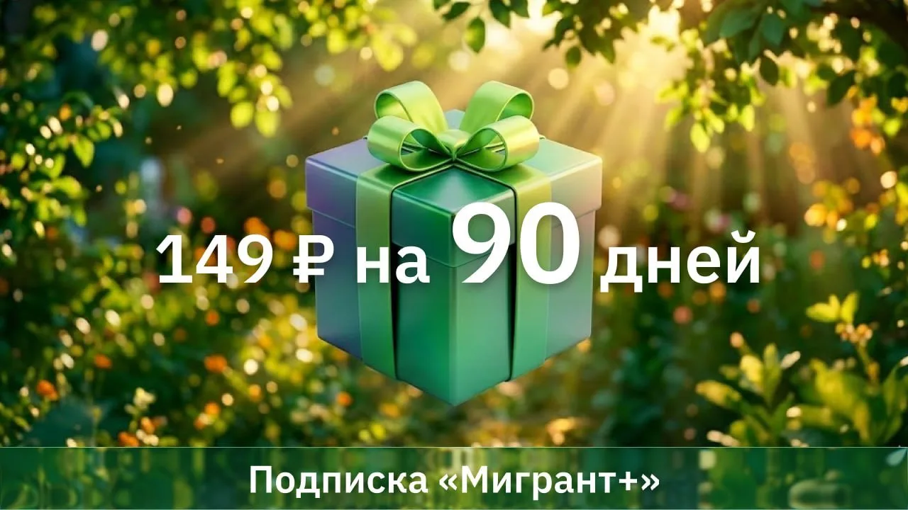 ☀️ Уважаемые подписчики!

С наступлением лета в подписке «Мигрант+» появились новые полезные функции