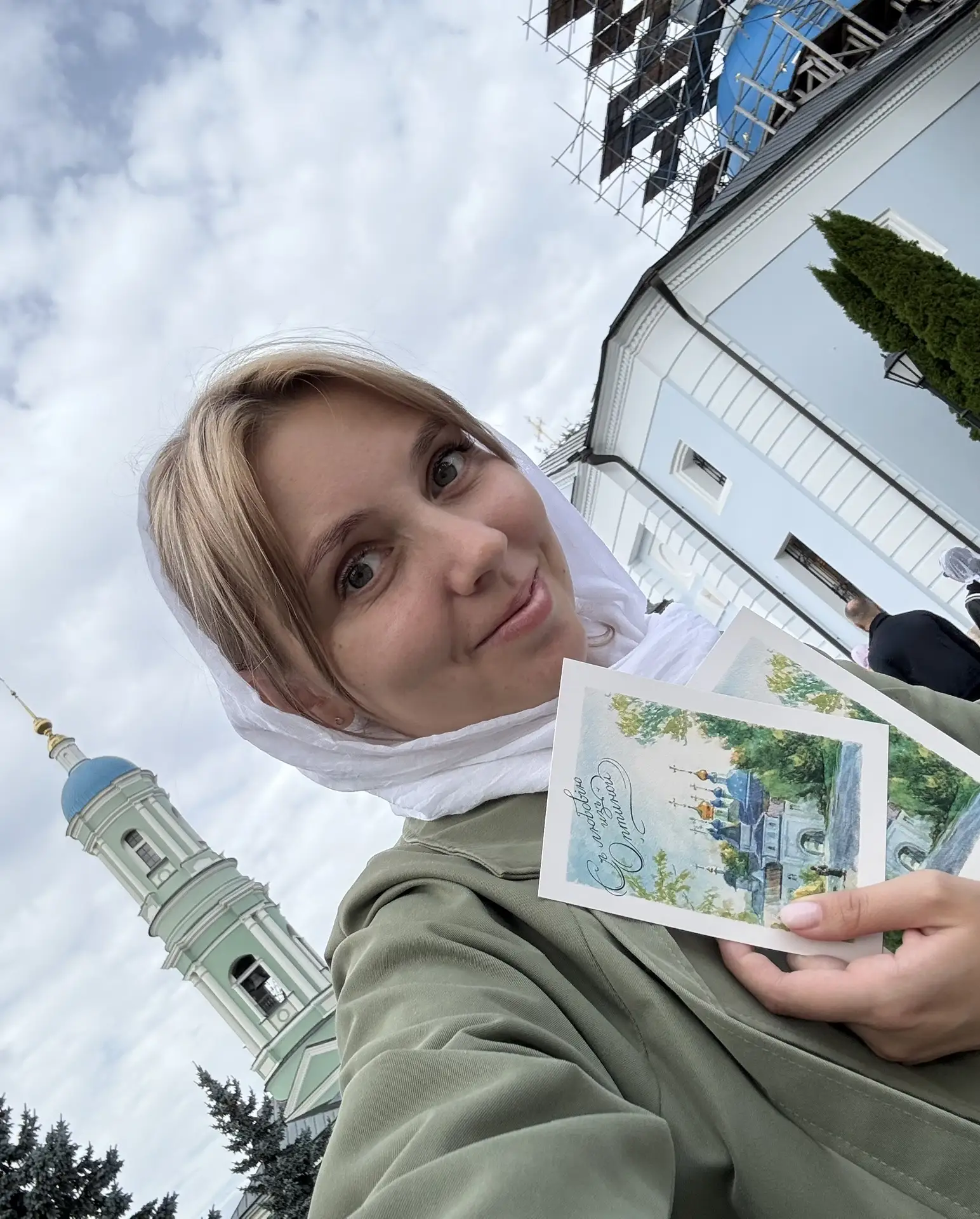 Мы сегодня были в Оптиной пустыни.🌿
