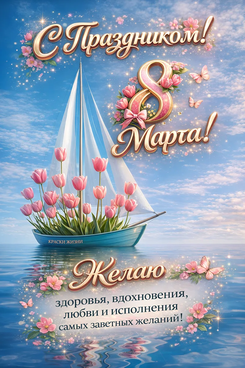 💫 Дорогие женщины! 
От всей души поздравляем вас с замечательным весенним праздником – Международны