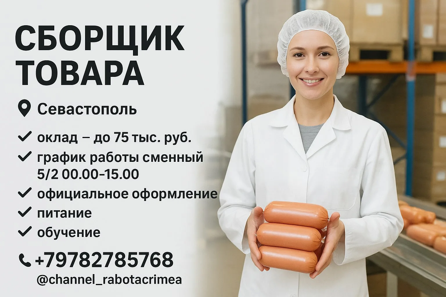 🔊 СБОРЩИК ТОВАРА