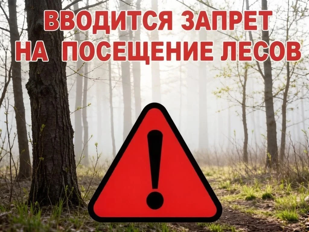 🔥 Внимание: с 8 мая вводится ограничение на посещение лесов
