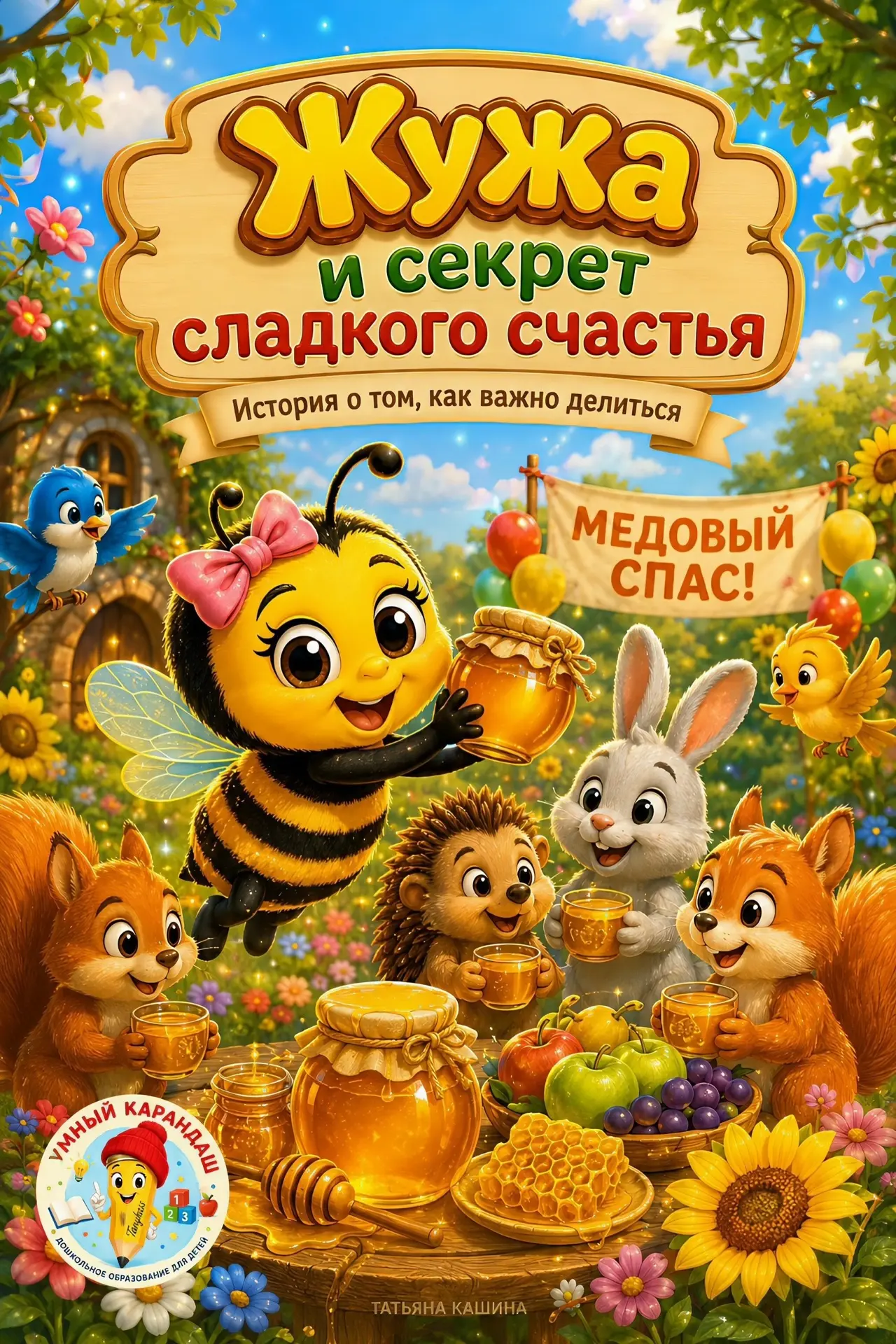 Сказка «Жужа и секрет сладкого счастья» написана к празднику Медовый спас. Читайте вместе!