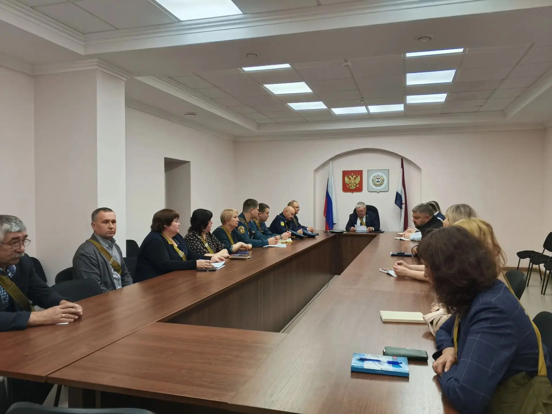 Сегодня Чамзинский район принял участие во Всероссийской штабной  тренировке по граждан...