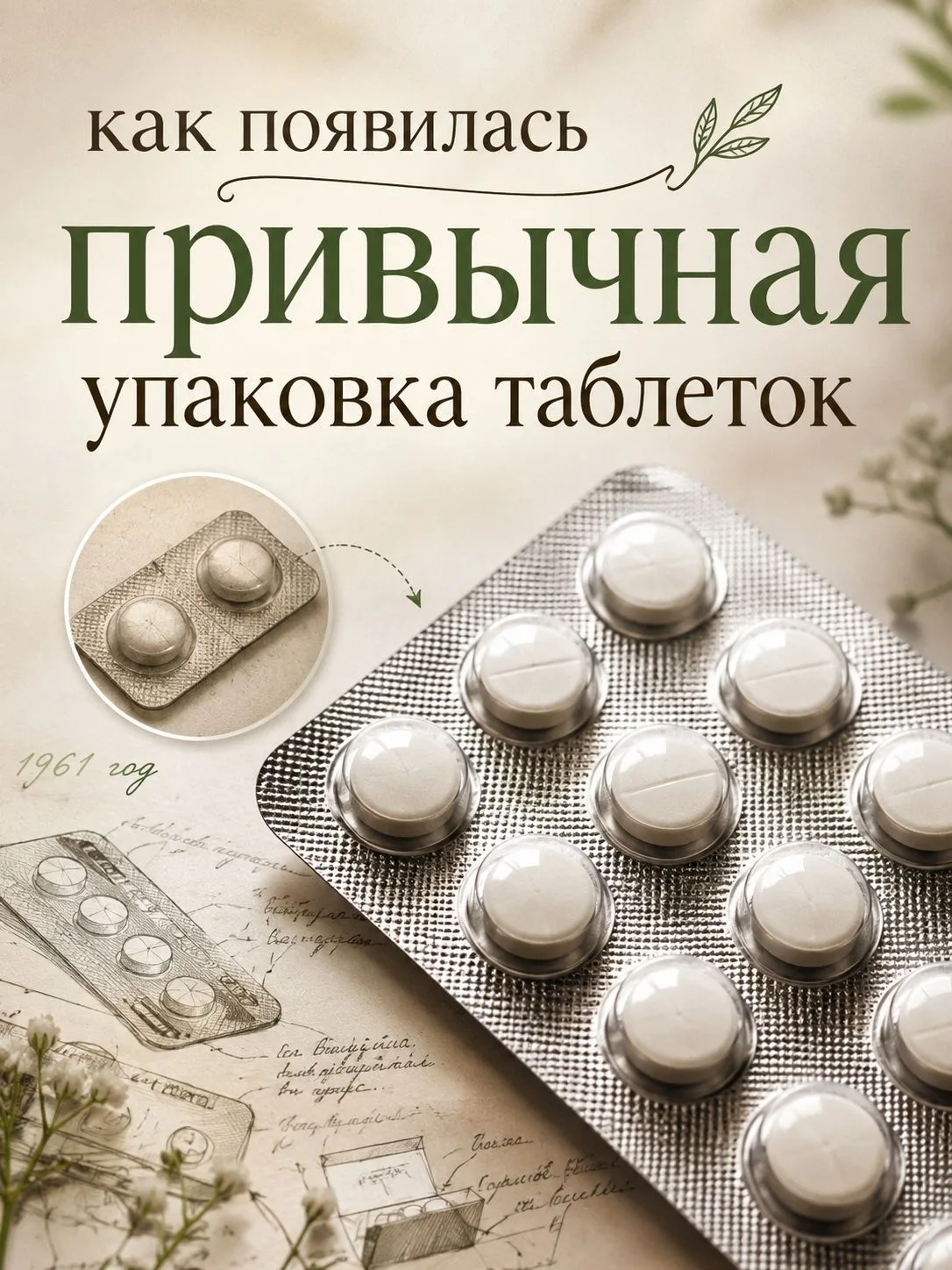 💊 Как появились блистеры для таблеток и зачем они нужны?
