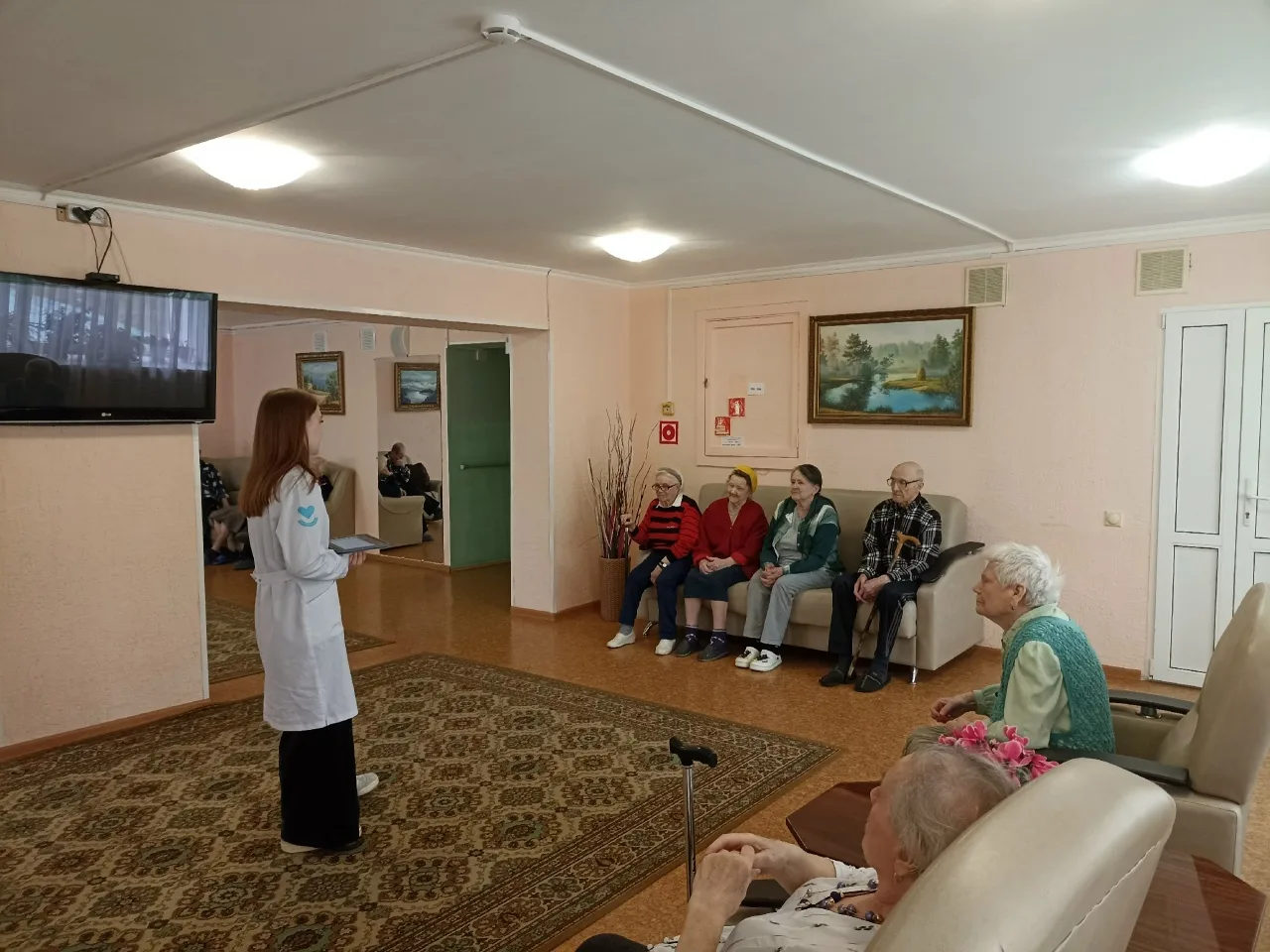 В нашем доме -интернате ветераны всегда внимательно относятся к своему здоровью и знают, что заболев
